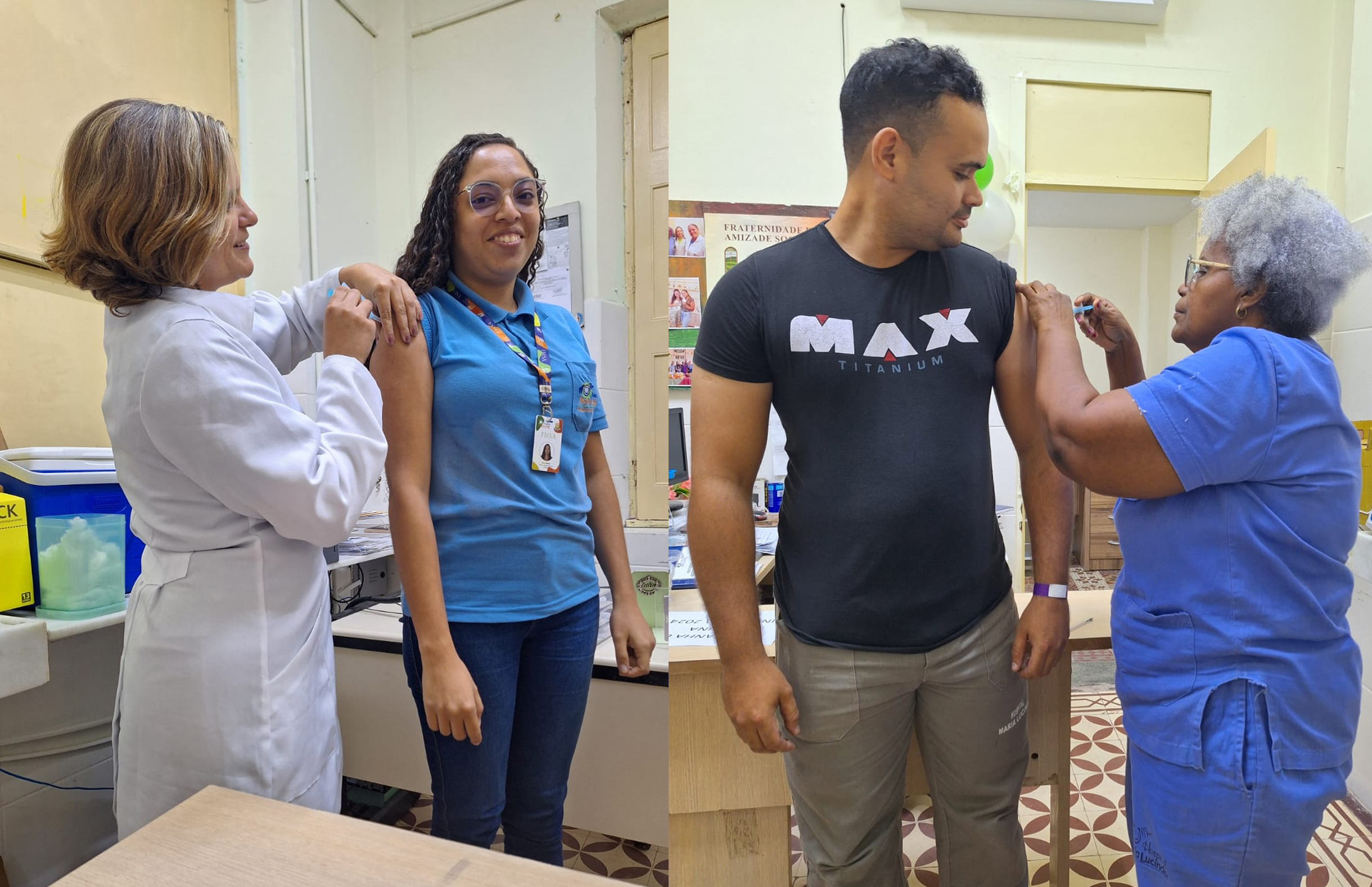Hospital Maria Lucinda promove Campanha de vacinação contra a gripe/influenza para funcionários
