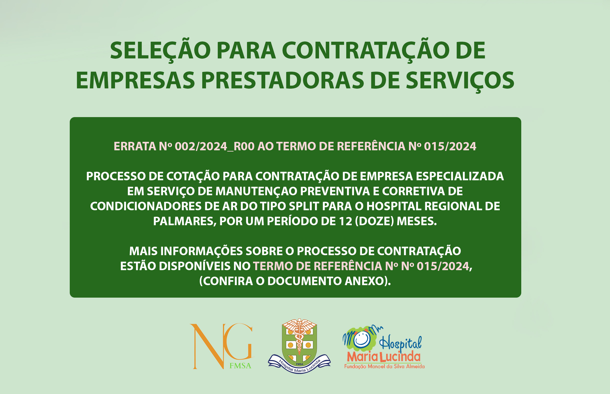 ERRATA Nº 002/2024_R00 AO TERMO DE REFERÊNCIA Nº 015/2024