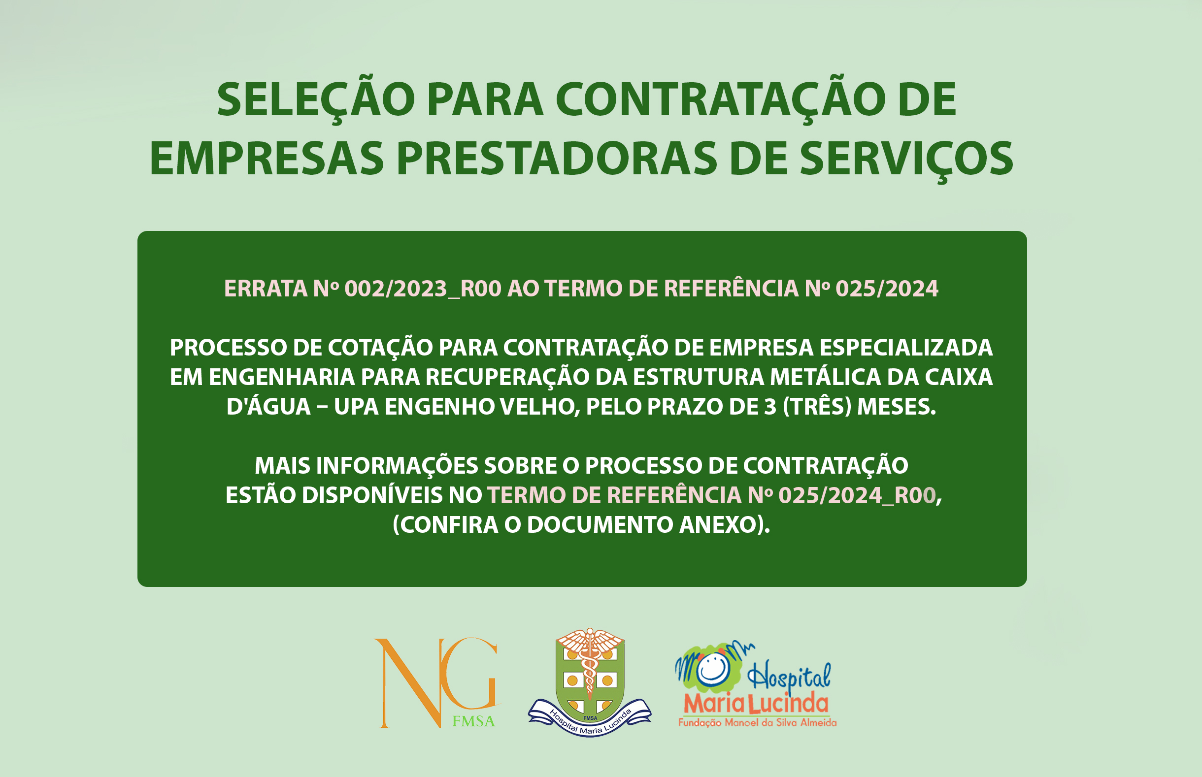 ERRATA Nº 002/2023_R00 AO TERMO DE REFERÊNCIA Nº 025/2024