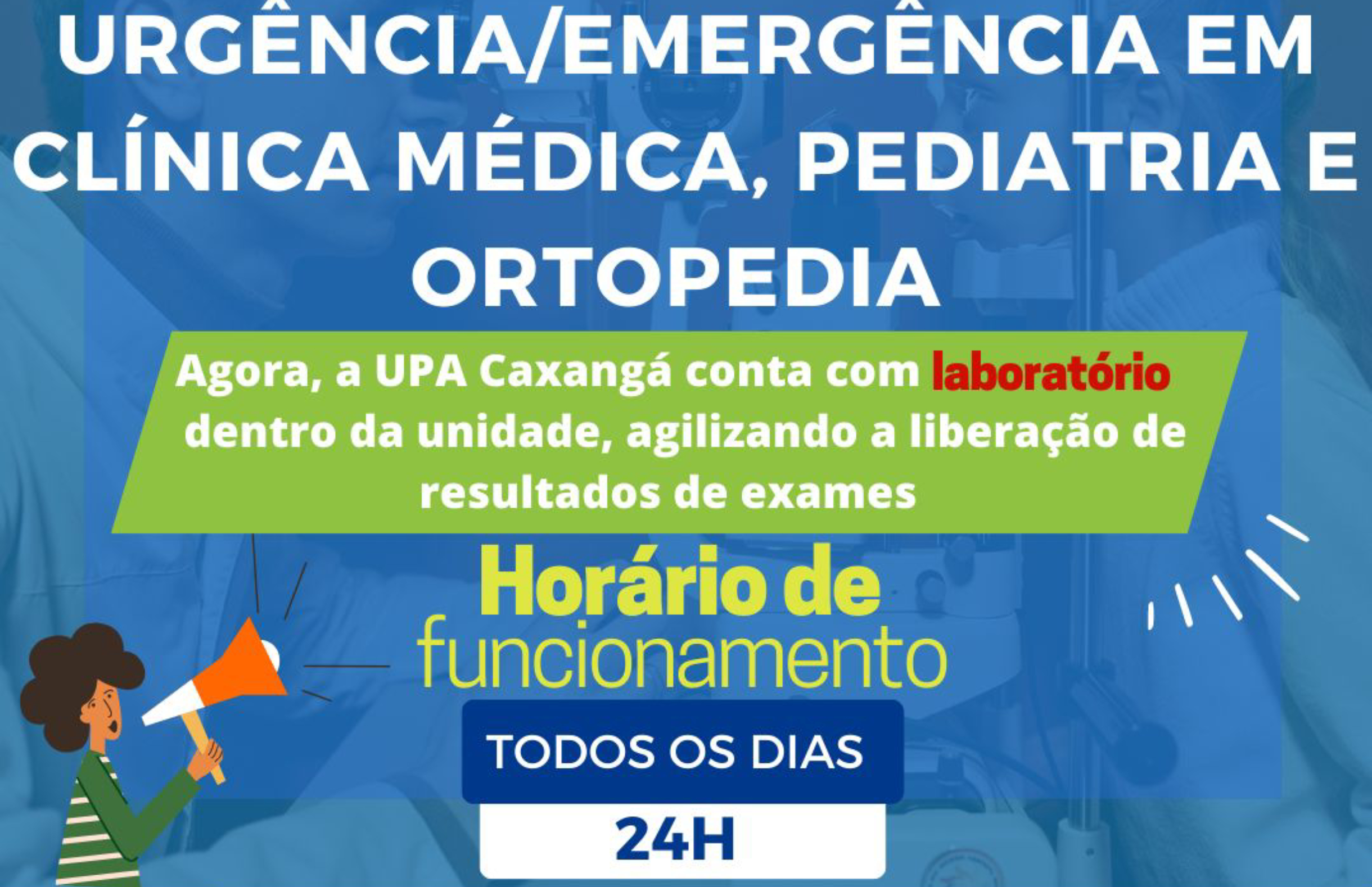 UPA Caxangá agora oferece serviço de laboratório de análises clínicas